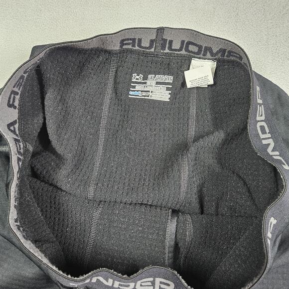 Under Armour Base 3.0 Pants Mens XXL Black Fitted Thermal Waffle Athletic - Picture 6 of 12